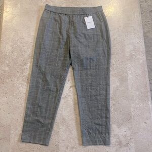 Theory Korene plaid pants Sz L